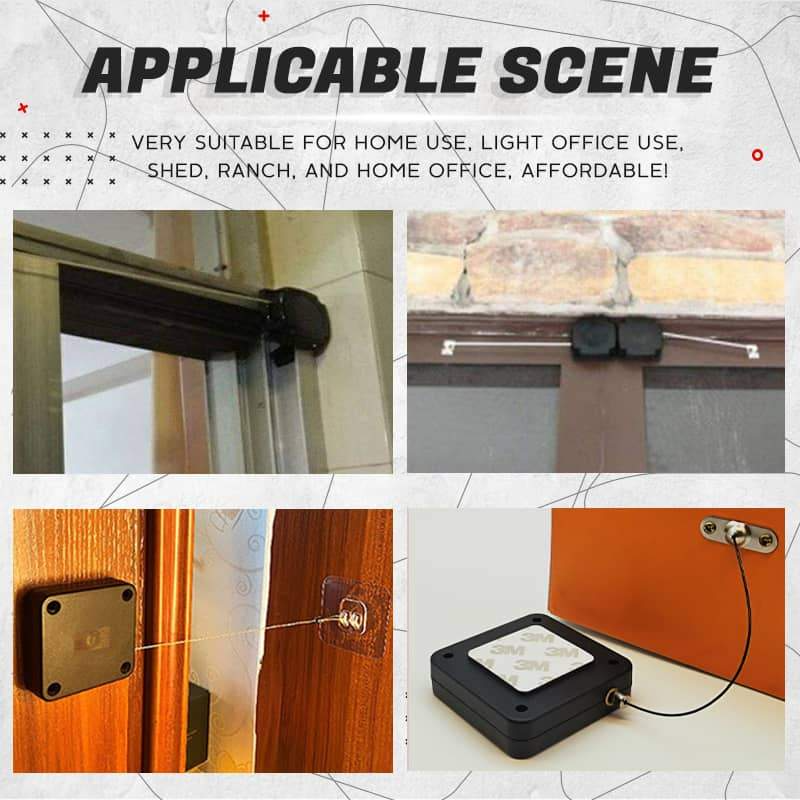 Punch-free Automatic Sensor Door Closer