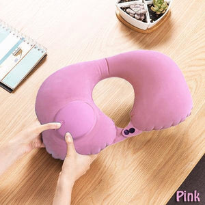 Travel Inflatable U Neck Pillow