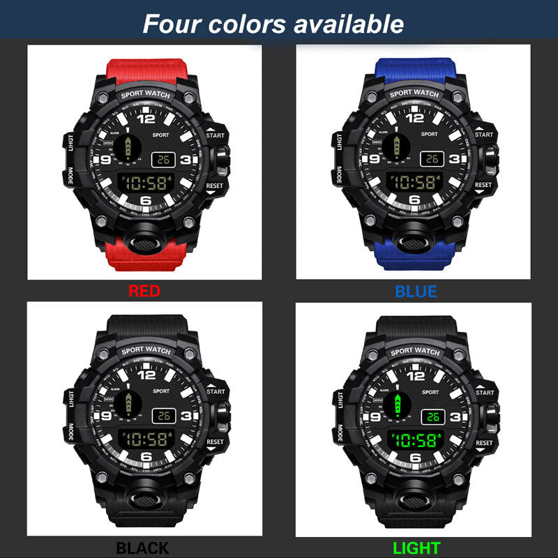 [Buy 1 Get 1 Free] Multifunctional Waterproof Outdoor Sports Watch