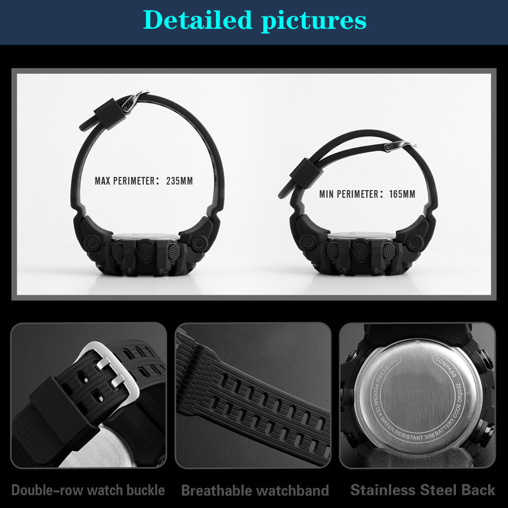 [Buy 1 Get 1 Free] Multifunctional Waterproof Outdoor Sports Watch