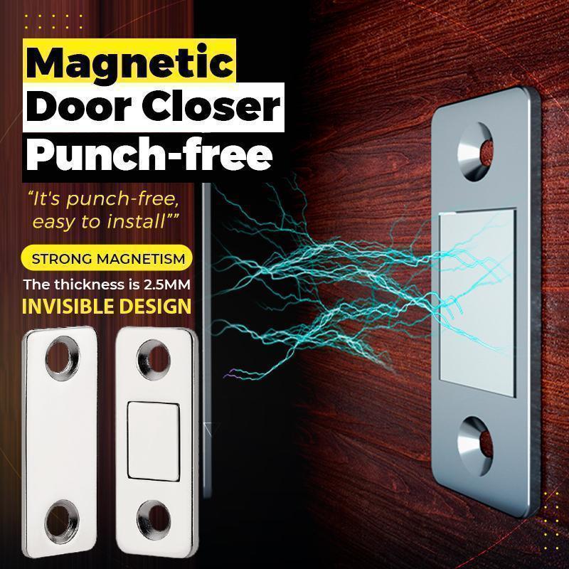 Non-perforated Magnetic Door Closer