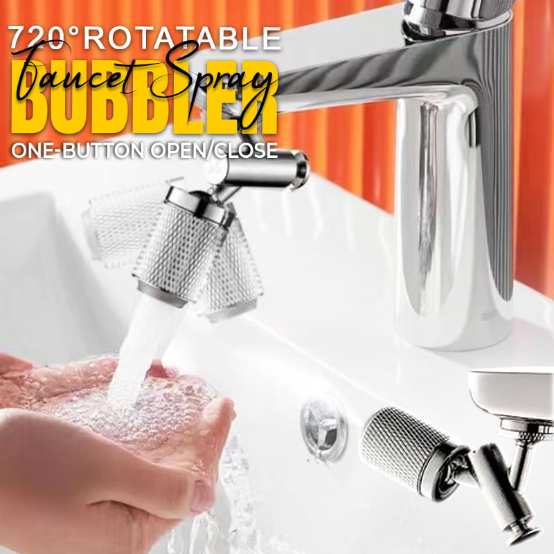 720°Rotatable Faucet Spray Bubbler