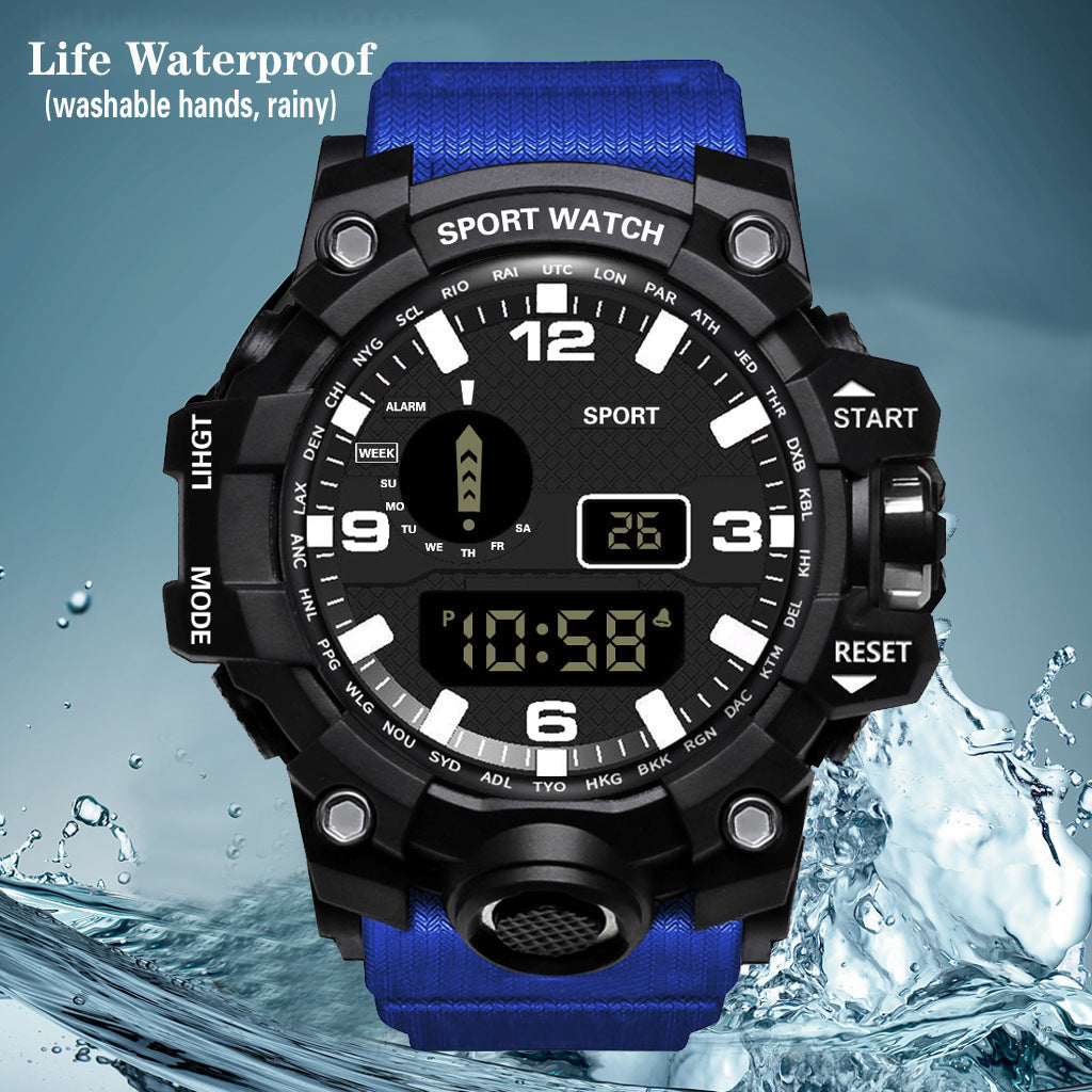 [Buy 1 Get 1 Free] Multifunctional Waterproof Outdoor Sports Watch