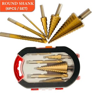 Titanium Plating Drill Bit Set（6pcs）