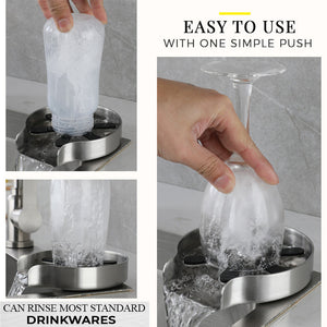 Metal Glass Rinser for Kitchen Sinks