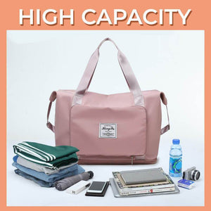 Large capacity folding travel bag-5