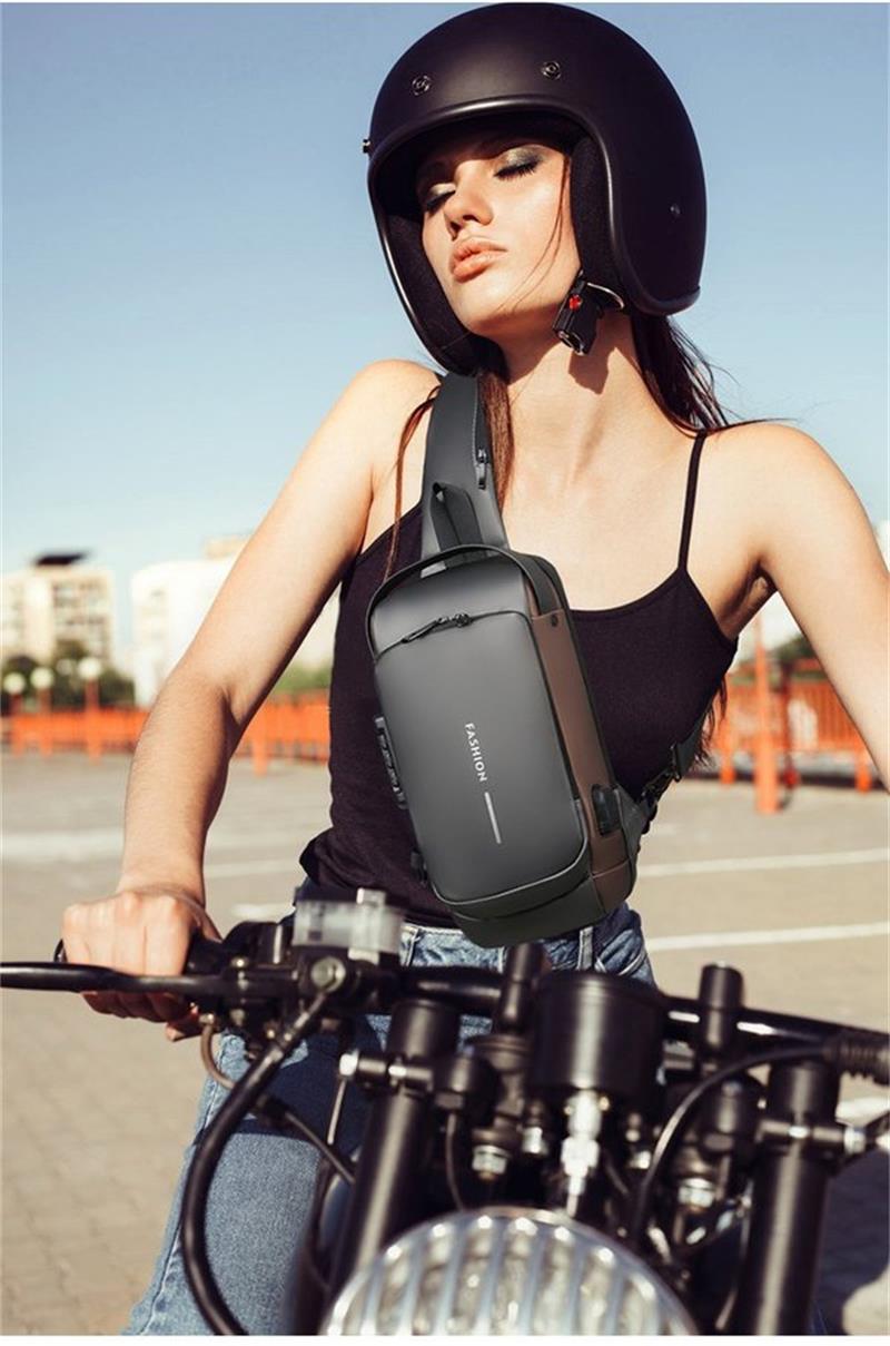 USB charging sport sling Anti-theft shoulder bag(Buy 2 Free Shipping)