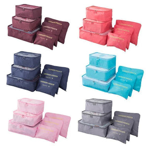 ✈6 pieces portable luggage packing cubes?Buy More Save More?