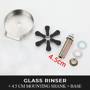 Metal Glass Rinser for Kitchen Sinks