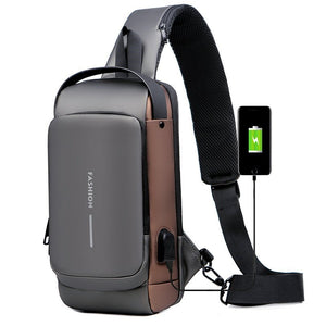 USB charging sport sling Anti-theft shoulder bag(Buy 2 Free Shipping)