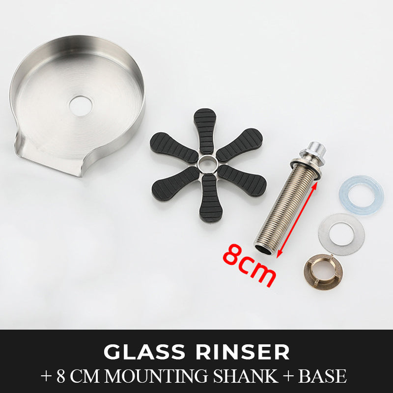 Metal Glass Rinser for Kitchen Sinks