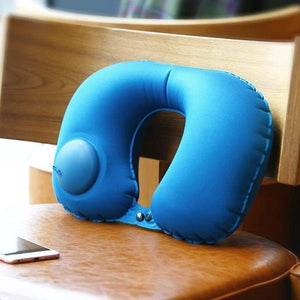 Travel Inflatable U Neck Pillow