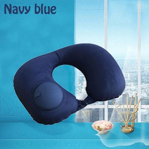 Travel Inflatable U Neck Pillow