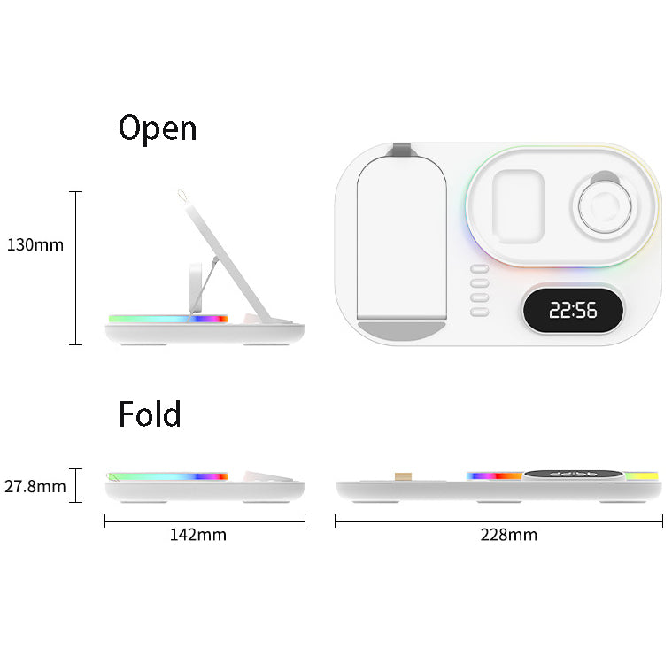 Four-In-One Multi-Function Wireless Charger