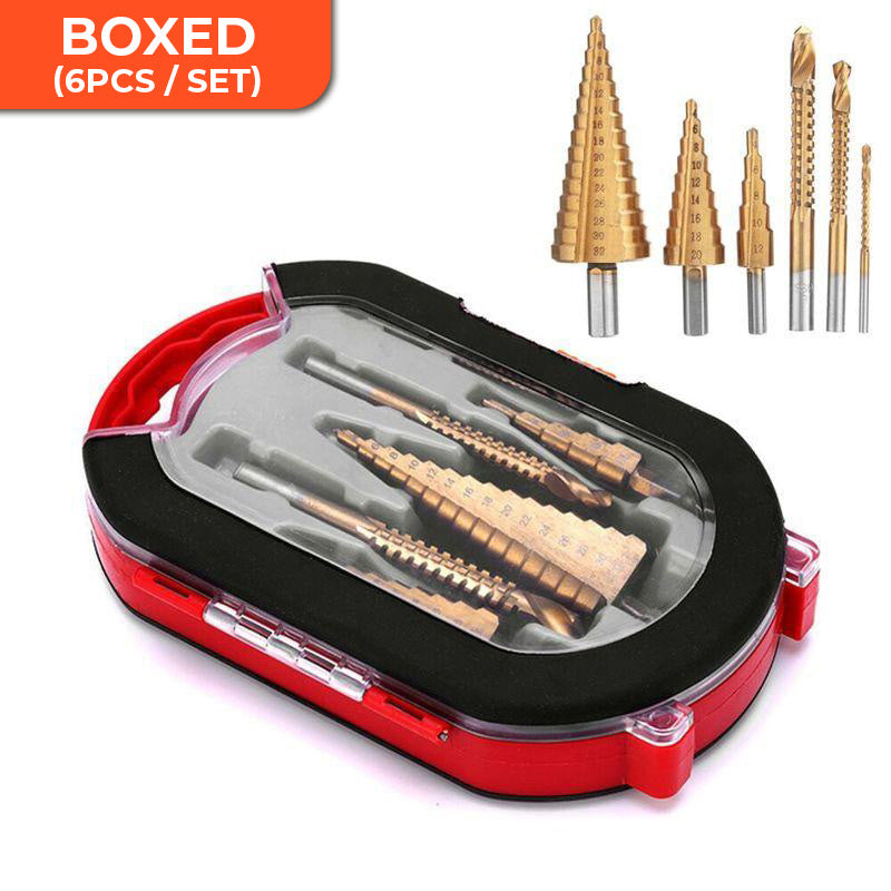 Titanium Plating Drill Bit Set（6pcs）