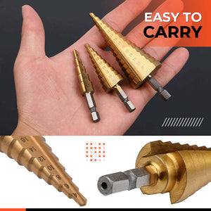 Titanium Plating Drill Bit Set（6pcs）