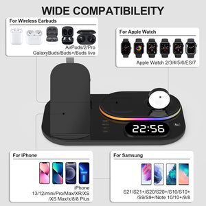 Four-In-One Multi-Function Wireless Charger