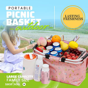 Portable Outdoor Picnic Basket