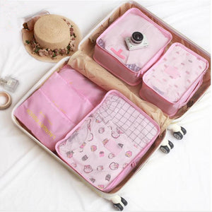 ✈6 pieces portable luggage packing cubes?Buy More Save More?