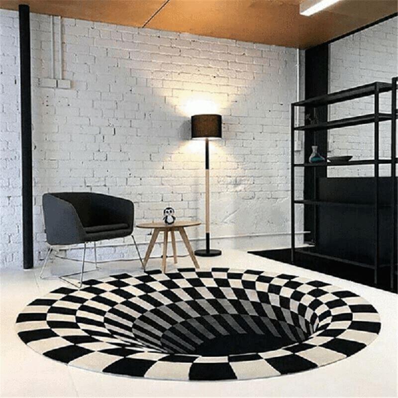 Vortex Illusion Rug